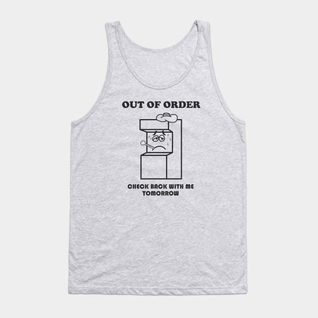 Out of Order at the Arcade Tank Top by Heyday Threads